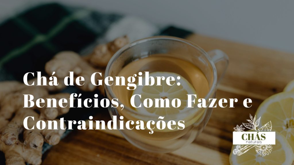 chá de gengibre benefícios — chávena com chá de gengibre fresco em fundo rústico