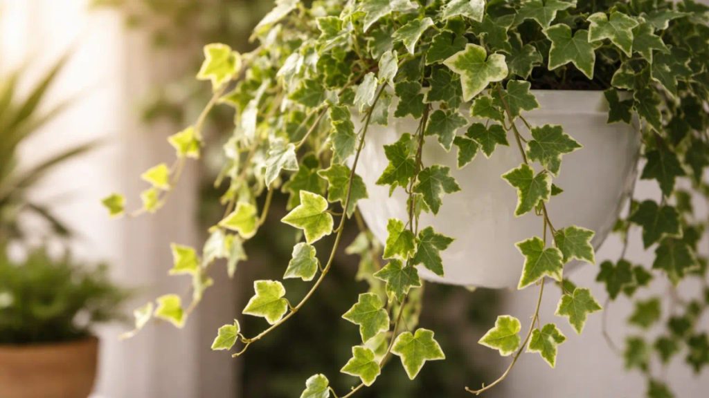 Hera-inglesa planta para casa de banho