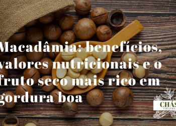 benefícios da macadâmia — macadâmias descascadas com textura amanteigada branco-creme sobre superfície de madeira