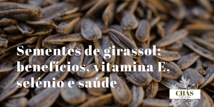 Sementes de girassol: benefícios, vitamina E, selénio e saúde cardiovascular
